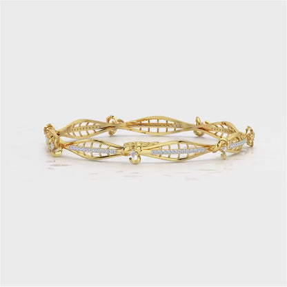 Immaculate Silver Bangles - Yellow Gold Video