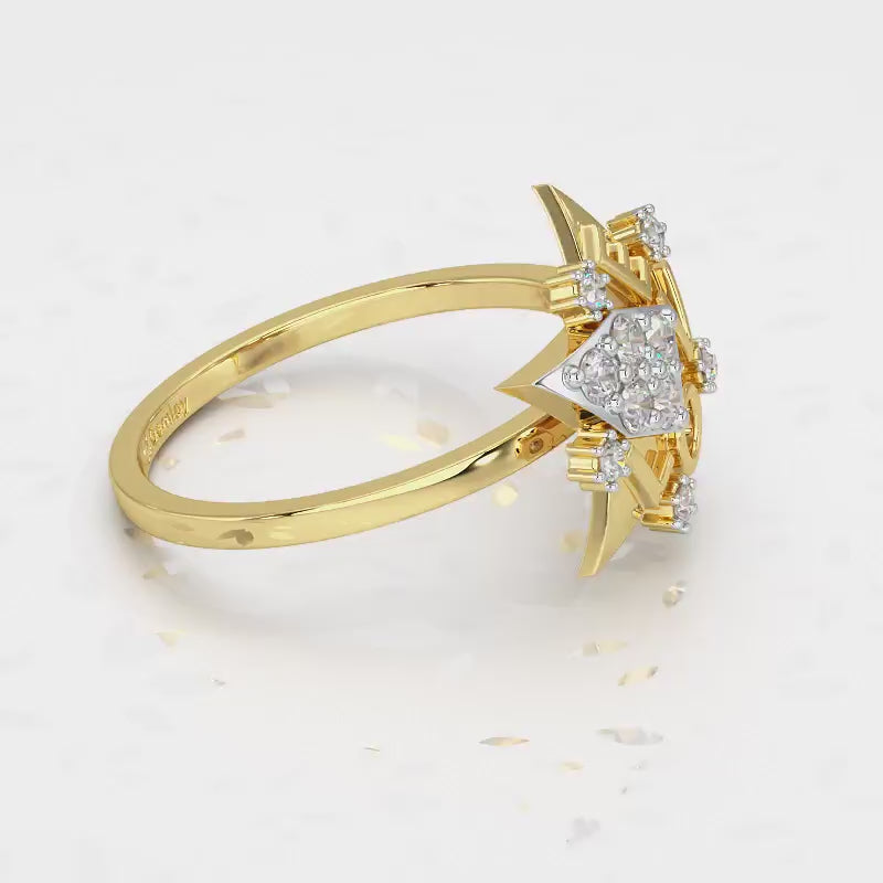 I-am-A Silver Ring - Yellow Gold Video