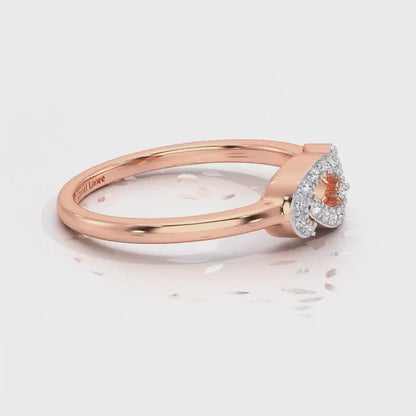 Uncanny Shine Silver Ring - Rose Gold Video