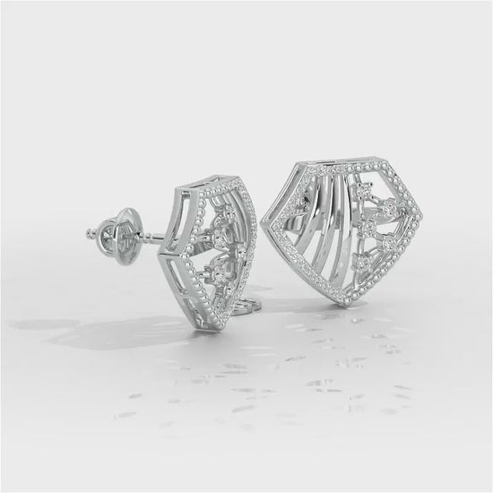 Silver Bliss Silver Earrings - White Gold Video