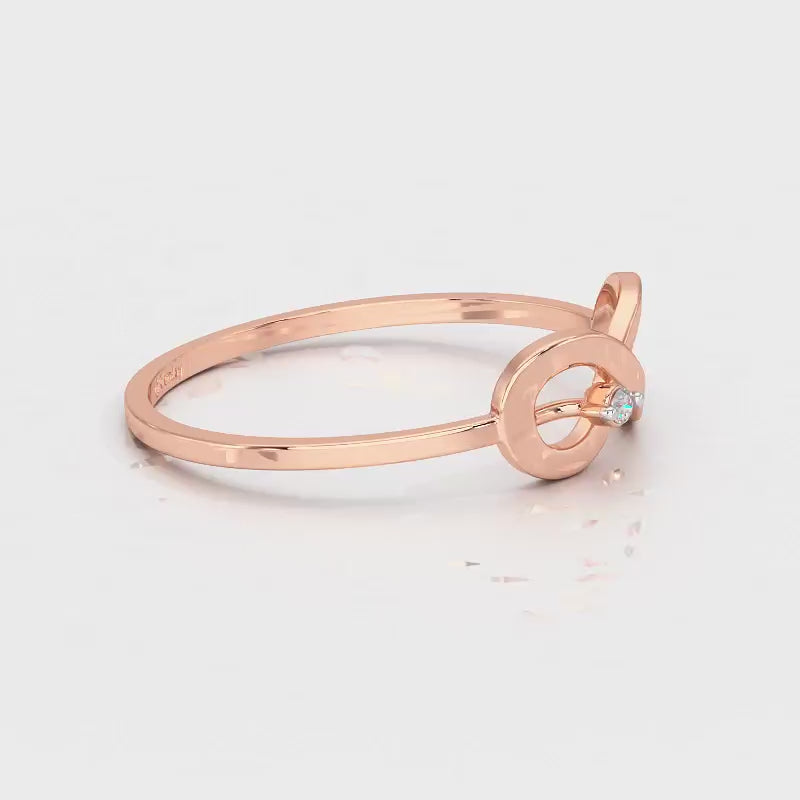Tentacle Silver Ring - Rose Gold Video