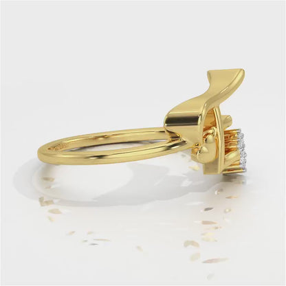 Regalia E Silver Ring - Yellow Gold Video
