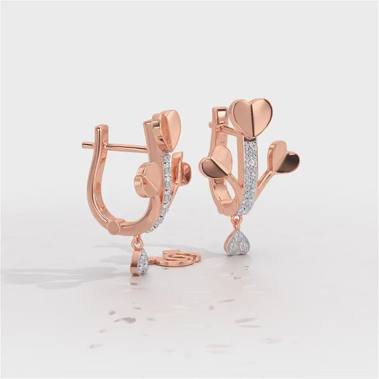 Heart Shoot Silver Bali - Rose Gold Video