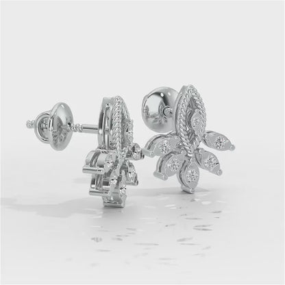 Eminente Silver Studs - White Gold Video