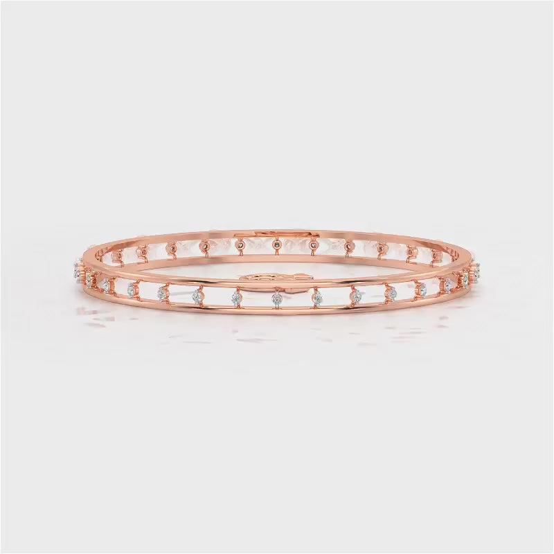 Embracing Silver Bangles - Rose Gold Video