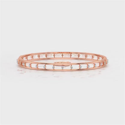 Embracing Silver Bangles - Rose Gold Video