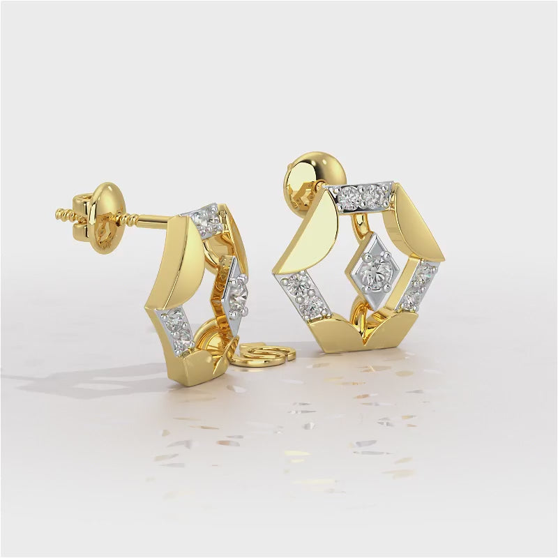 Silver Darlings Silver Earrings - Yellow Gold Video