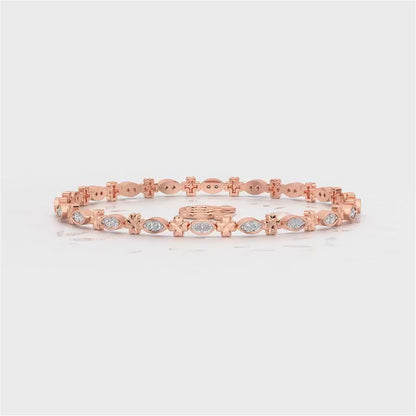 Classy Silver Bangles - Rose Gold Video