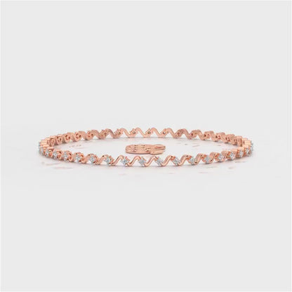 Starry Silver Bangles - Rose Gold Video