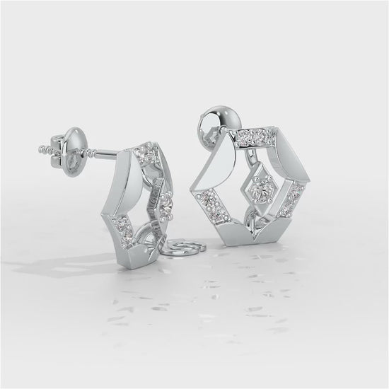 Silver Darlings Silver Earrings - White Gold Video