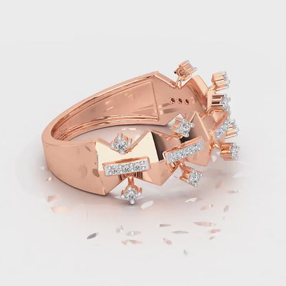 Sheen Party Silver Ring - Rose Gold Video