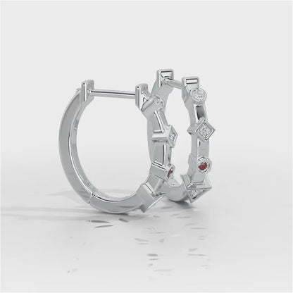Luxurious Lullaby Silver Bali Earrings - White Gold Video
