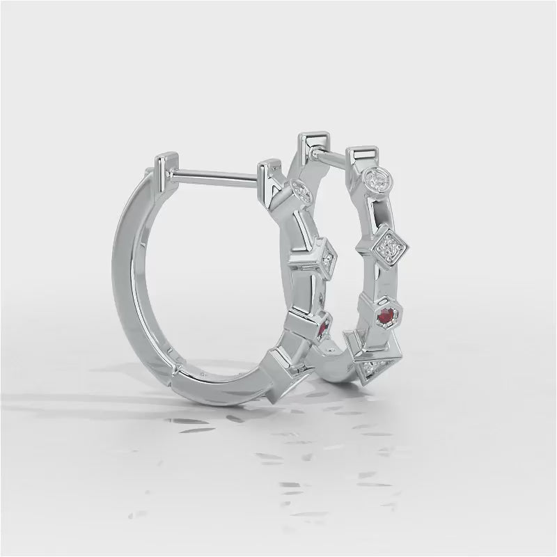 Luxurious Lullaby Silver Bali Earrings - White Gold Video