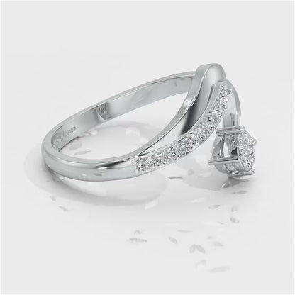 Chaitaly Silver Ring - White Gold Video