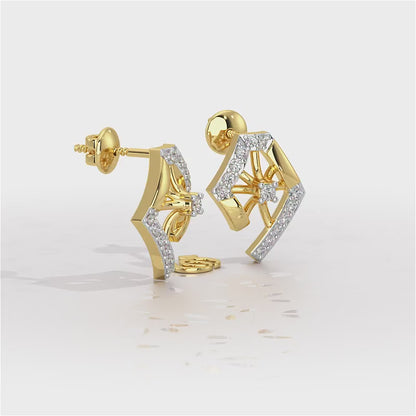Forever Shine Silver Earrings - Yellow Gold Video