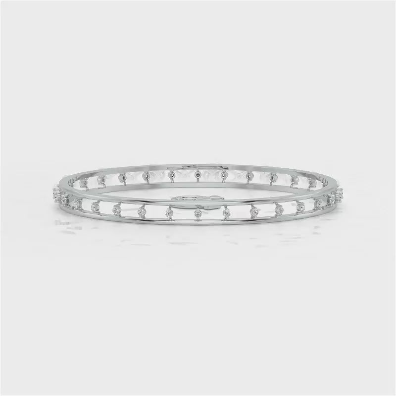 Embracing Silver Bangles - White Gold Video