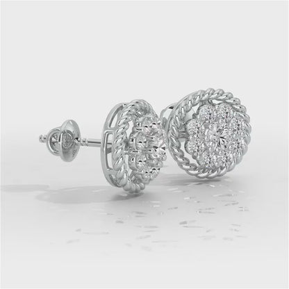 Luxe Luster Silver Earrings - White Gold Video