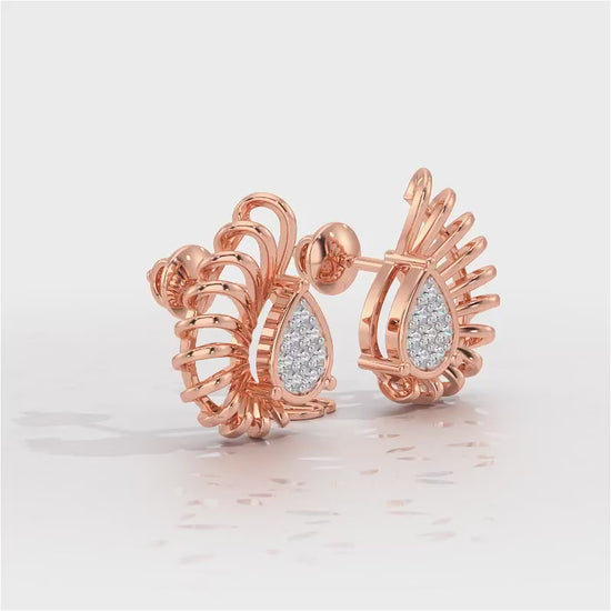 Seduisante Silver Studs - Rose Gold Video