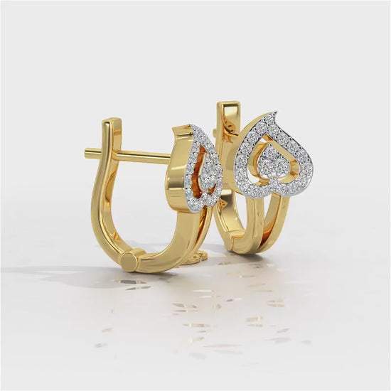 Heart Flame Silver Bali - Yellow Gold Video
