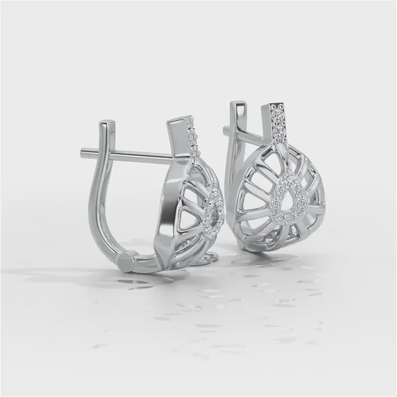 Leaf Amulet Silver Bali - White Gold Video