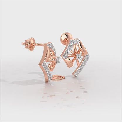 Forever Shine Silver Earrings - Rose Gold Video