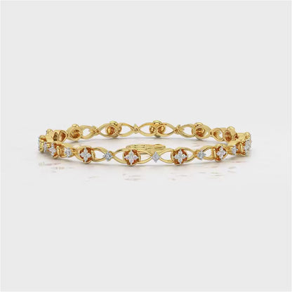Storyteller Silver Bangles - Yellow Gold Video