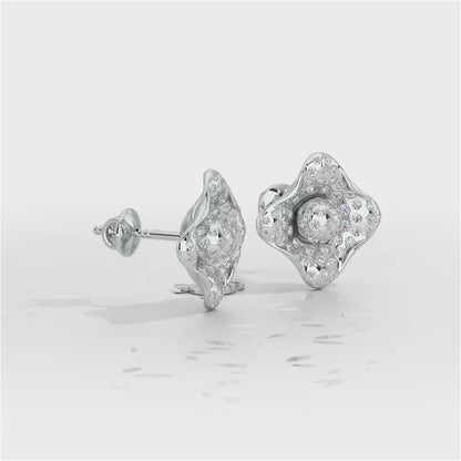 Timeless Twinkle Silver Earrings - White Gold Video