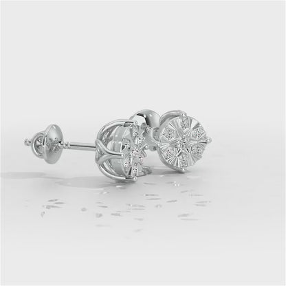 Whimsy Silver Earrings - White Gold Video