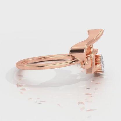 Regalia E Silver Ring - Rose Gold Video