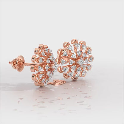 Emanate Shine Silver Earrings - Rose Gold Video