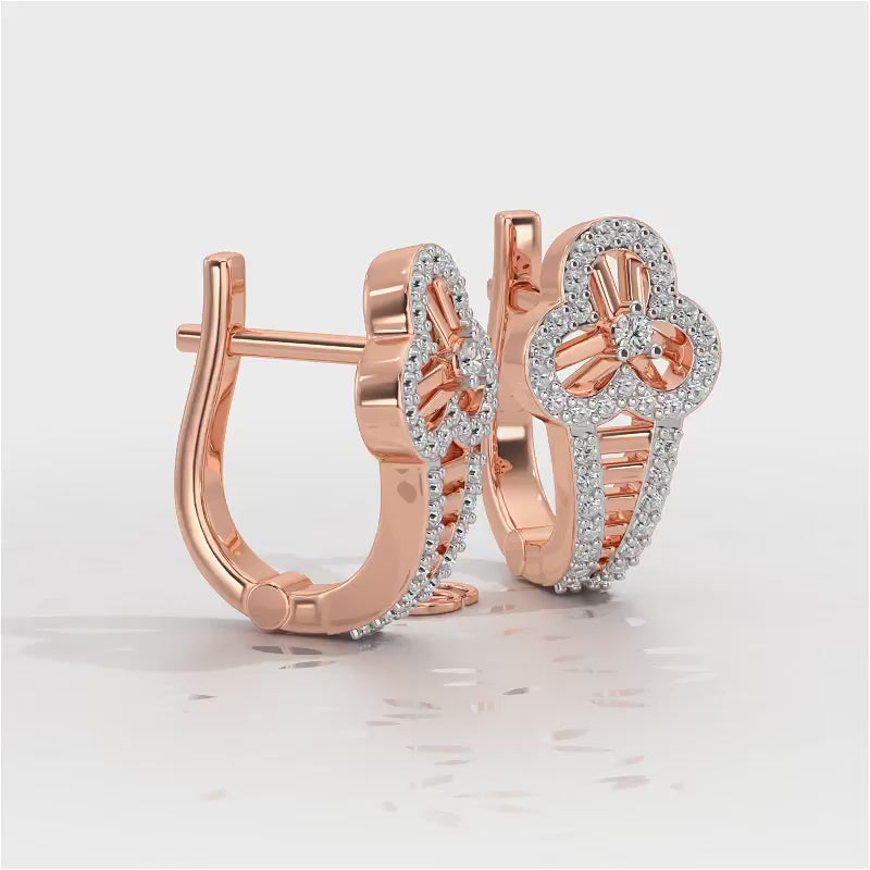 Pinwheel Flora Silver Bali - Rose Gold Video