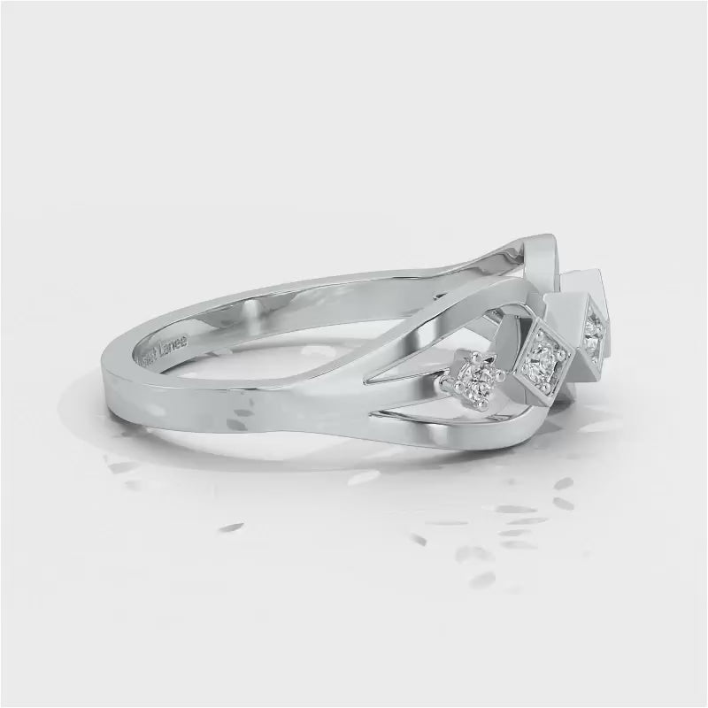 Delectable Shine Silver Ring - White Gold Video
