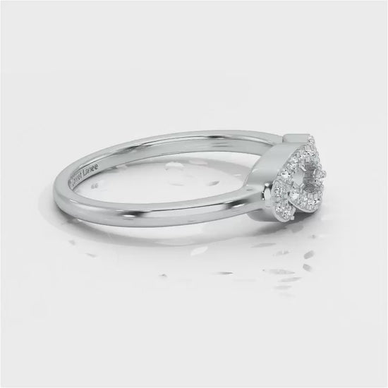 Uncanny Shine Silver Ring - White Gold Video