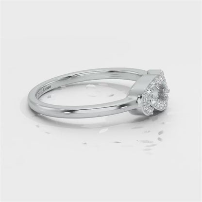 Uncanny Shine Silver Ring - White Gold Video