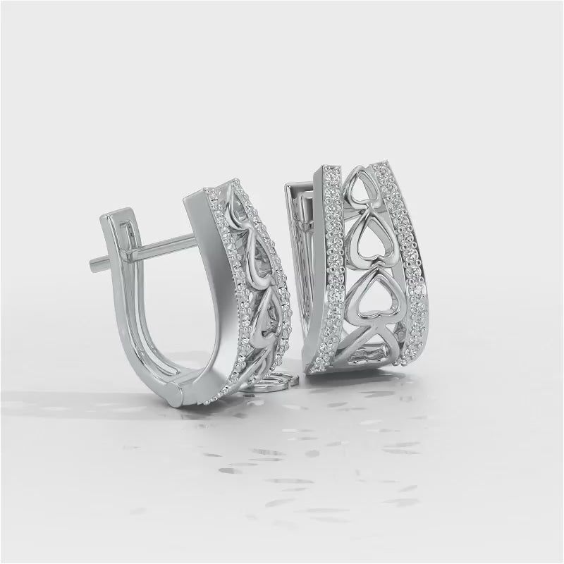 Heart Vein Silver Bali - White Gold Video