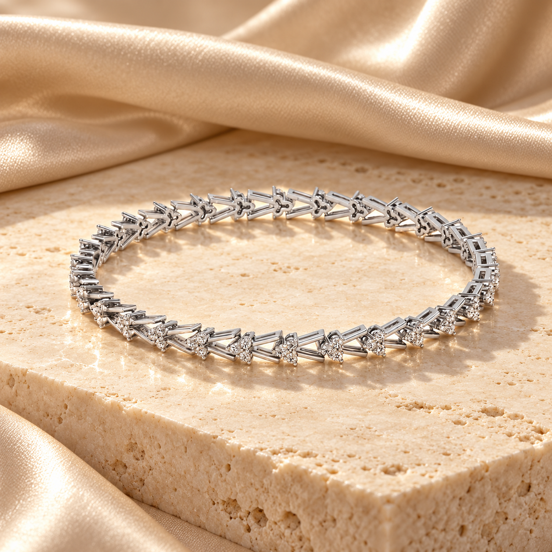 Shine Rep Silver Bangles