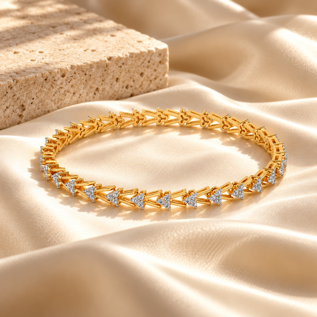 Shine Rep Silver Bangles