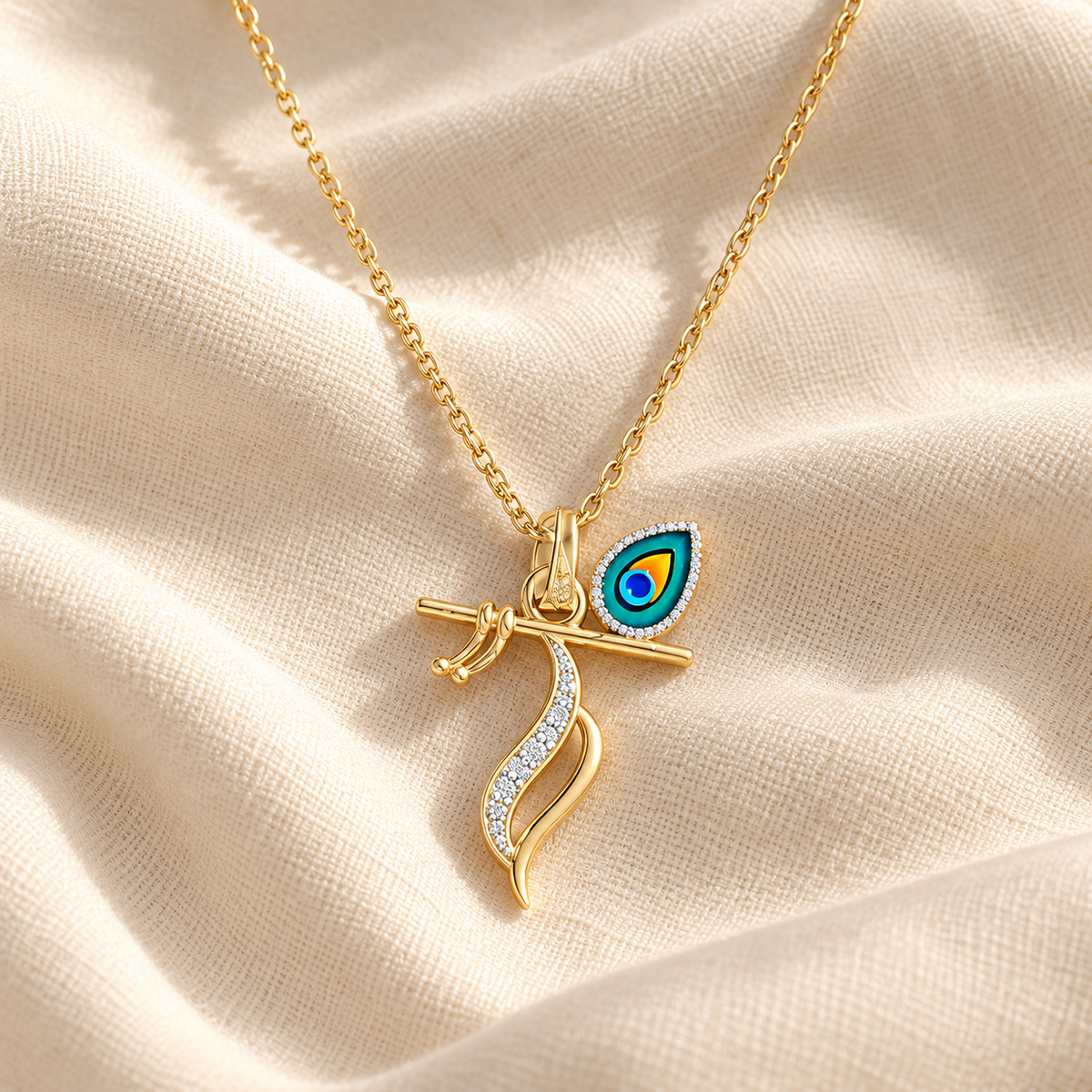 Shyam Blessing Pendant - Gold - Aesthetic