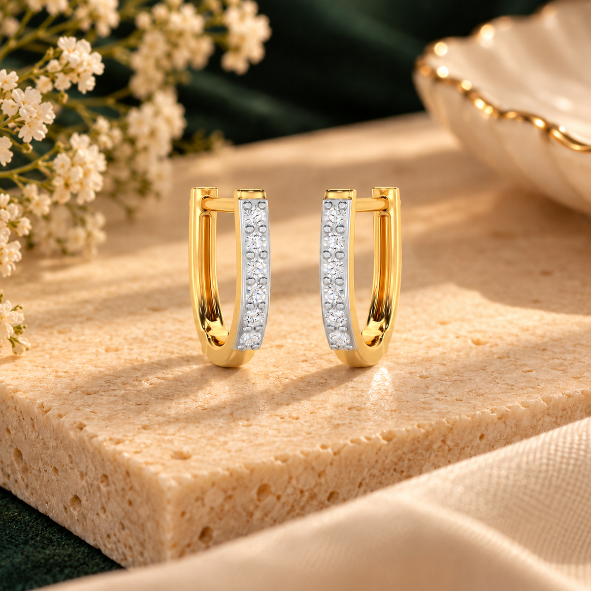Swarna Silver Bali - Yellow Gold - Aesthetic