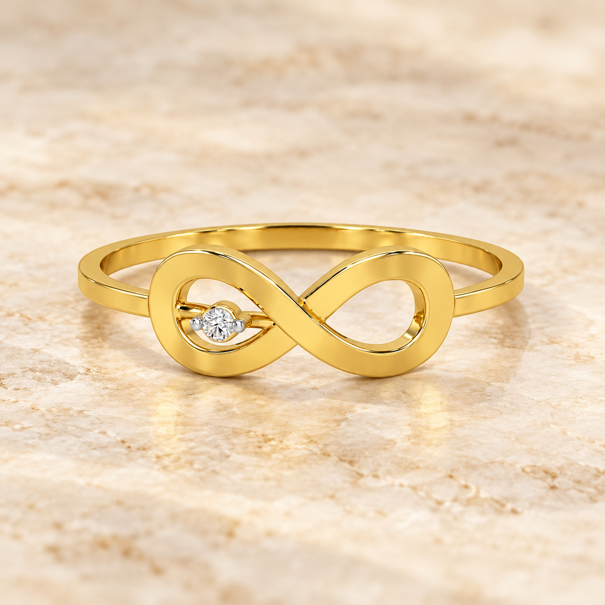 Tentacle Silver Ring - Yellow Gold - Aesthetic from Image 5