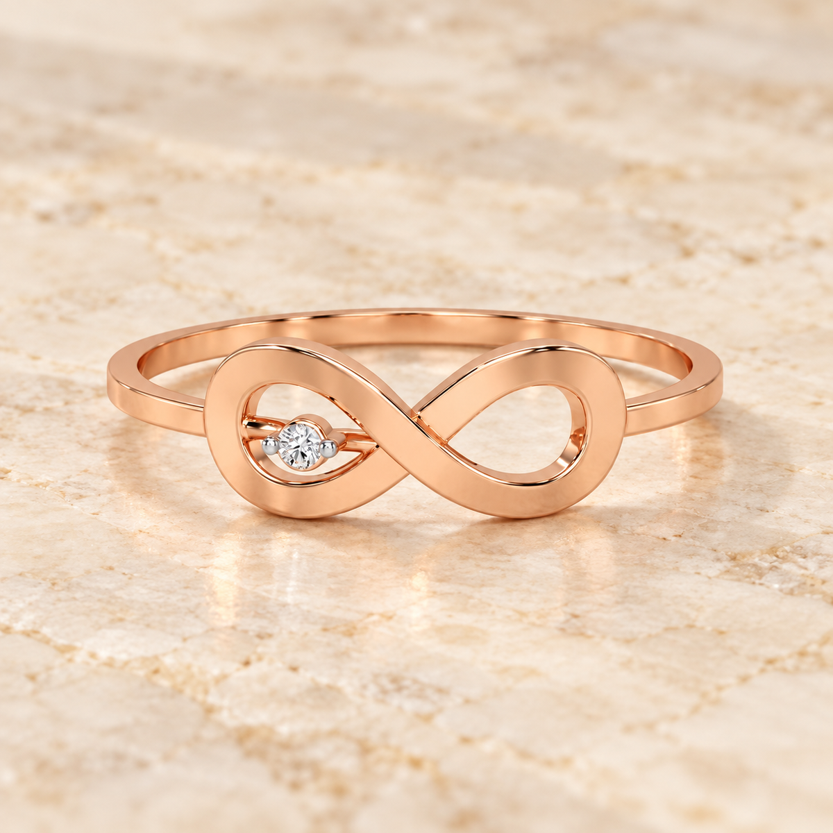 Tentacle Silver Ring - Rose Gold - Aesthetic from Image 5