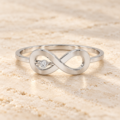 Tentacle Silver Ring - White Gold - Aesthetic from Image 5