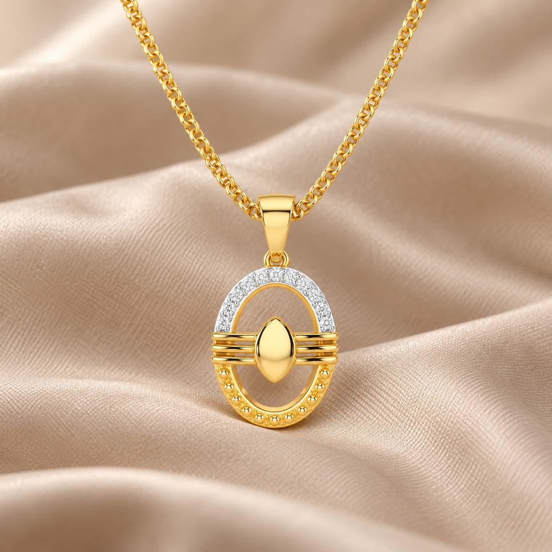 Trinetradhari Silver Pendant