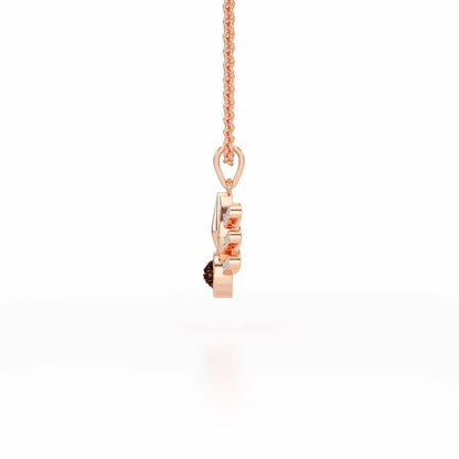 Trishul Silver Pendant - Rose Gold - Image 4