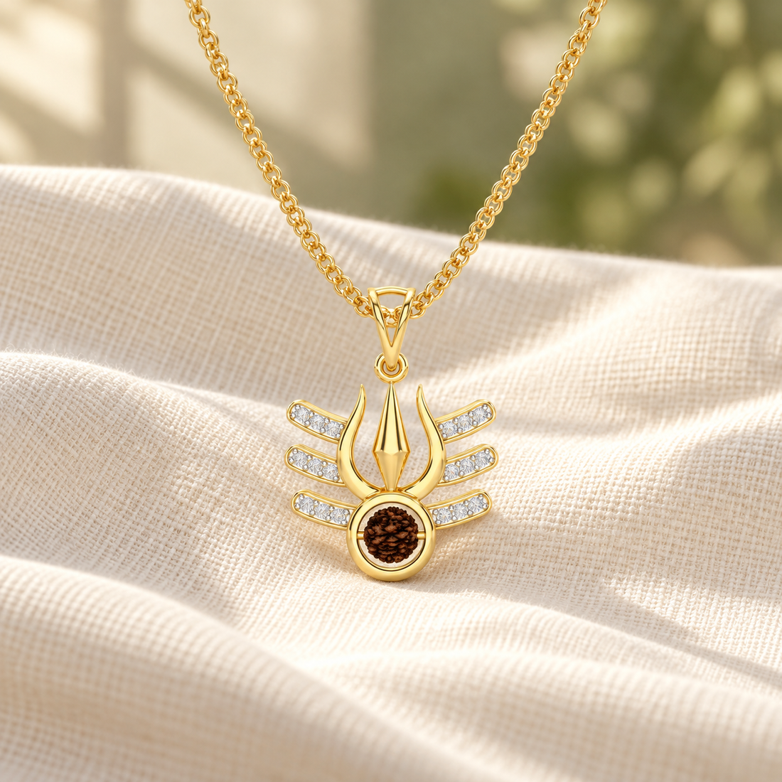 Trishul Silver Pendant