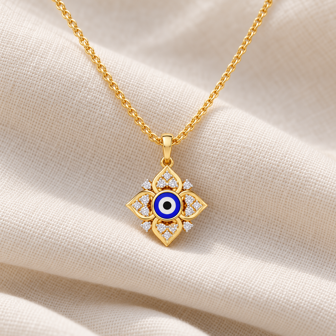 Watchful Charm Silver Pendant