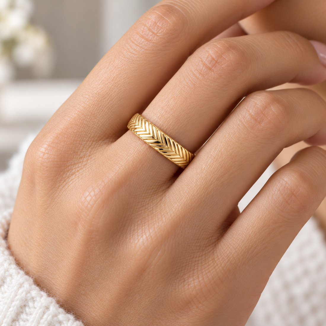 Azalea Silver Ring