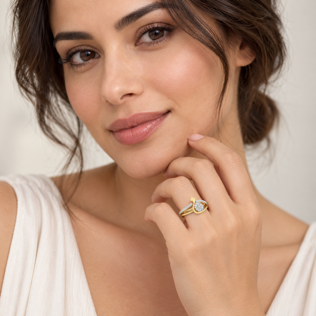 Swan Lake Silver Ring
