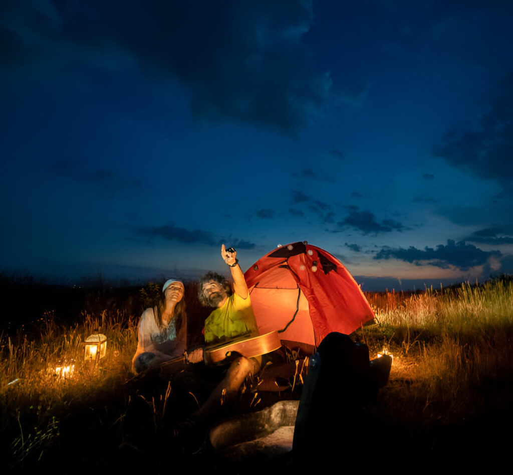 Rooftop Under the Stars